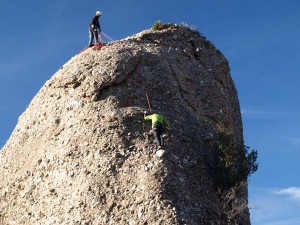 Montserrat, un lugar ideal para observar a los escaladores
