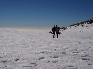 Ein kleiner Tanz auf dem verschneiten Puigmal