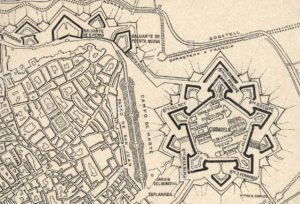 Plano de la Ciudadela de Barcelona