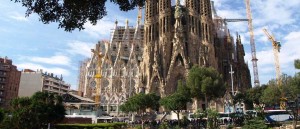 Tempel Sagrada Familia in Barcelona