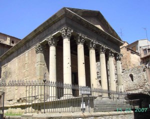Templo romano en Vic
